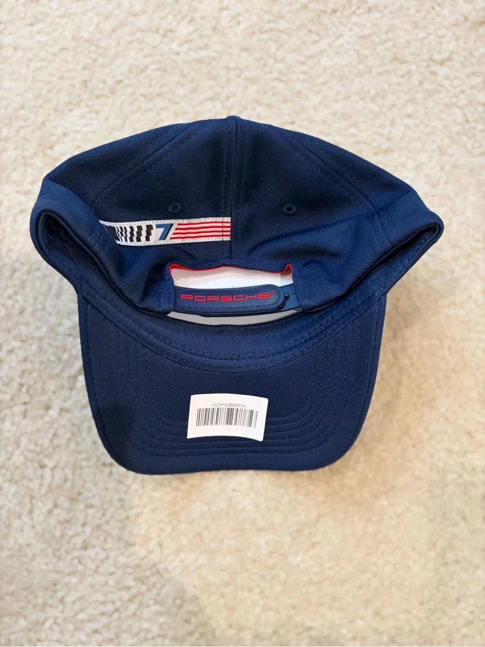 Porsche Design Navy Blue Kids Cap with Rennsport Patch
